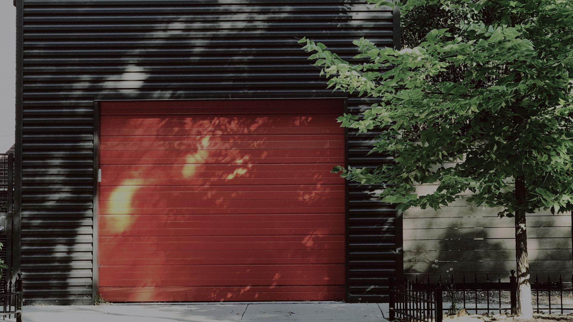 Photo d'une porte de garage industrielle